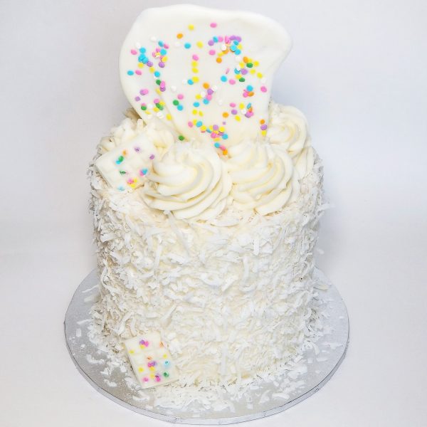 Sprinkles Coconut Cake